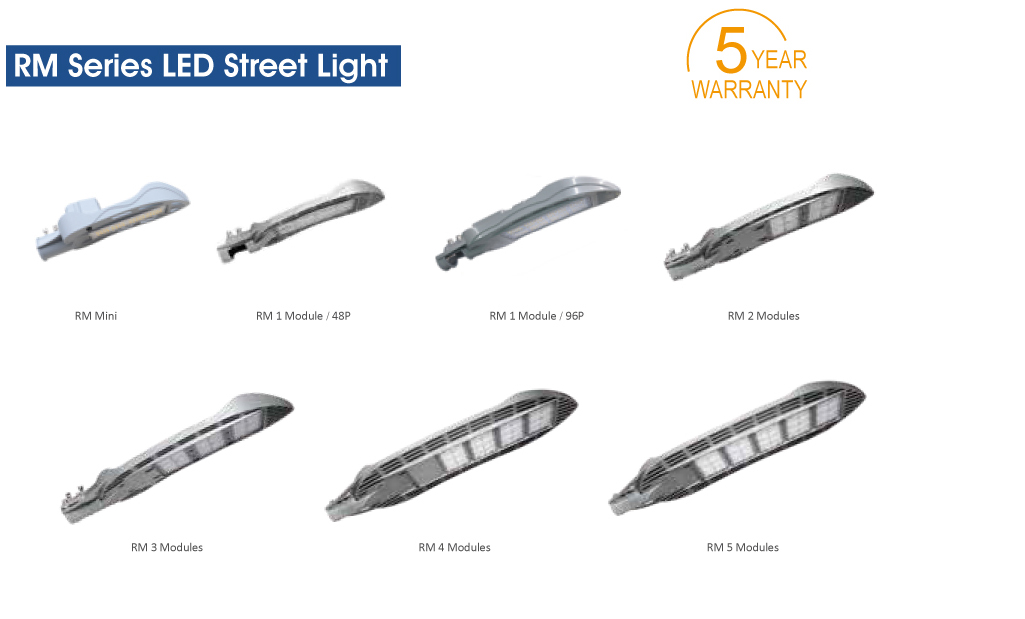RM Series / LED Street Light / 3 Modules Buy LED STREET LIGHT, POLE