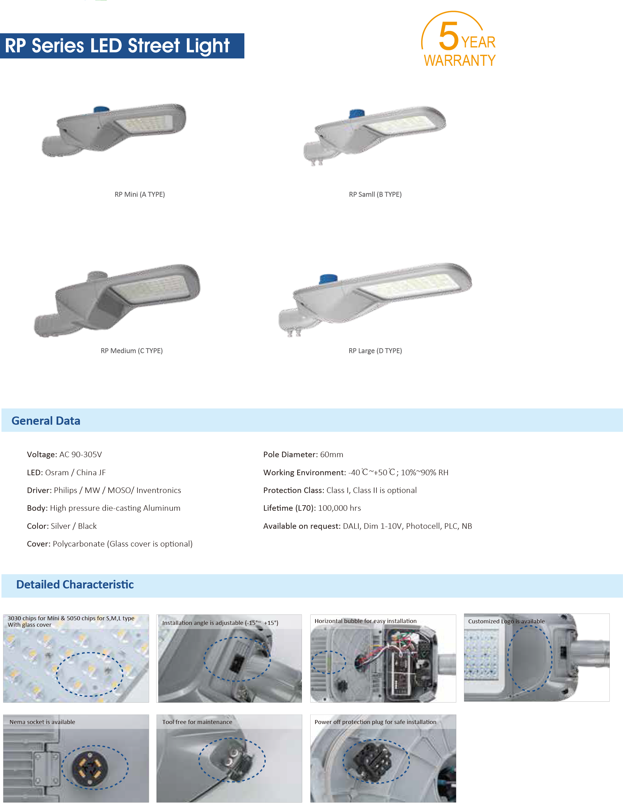 technical-requirements-of-led-street-light-cecep-lattice-technnology